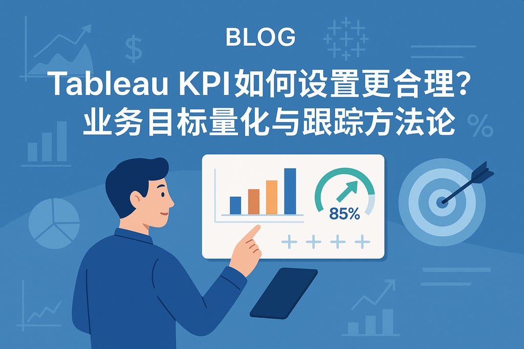 Tableau KPI如何设置更合理？业务目标量化与跟踪方法论